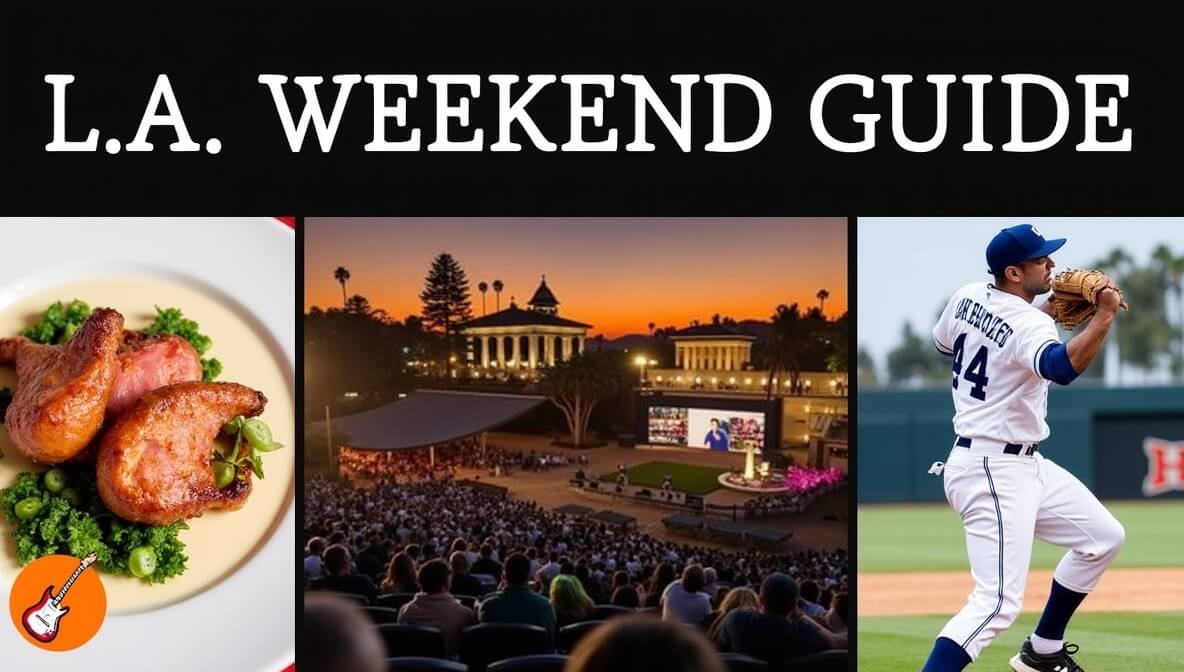 A guide to the L.A. weekend featuring food from Dine L.A., a concert by Mac DeMarco, and a Dodgers event