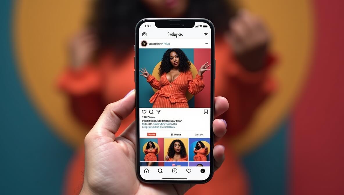 A stylized recreation of Lizzo's recent, talked-about Instagram post reveal
