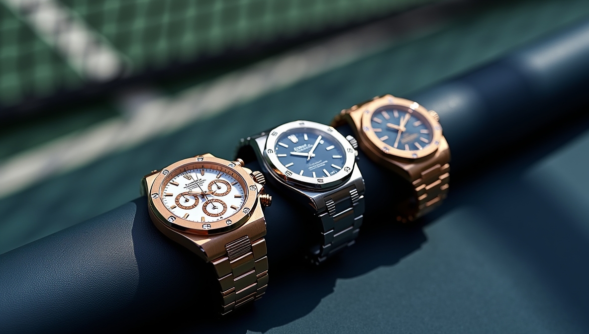 Luxury watches like the ones seen at the US Open, where Lindsay Lohan made a notable appearance