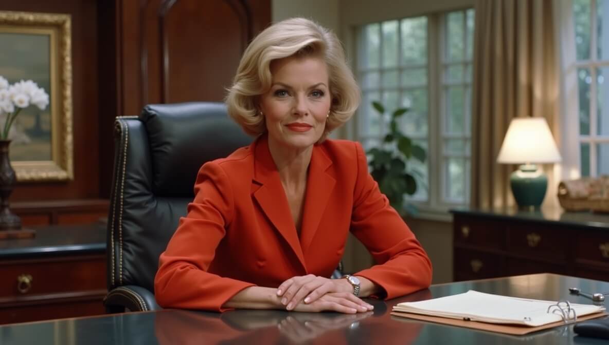 The character of Enid Frick, played by Candice Bergen, in a scene from 'Sex and the City